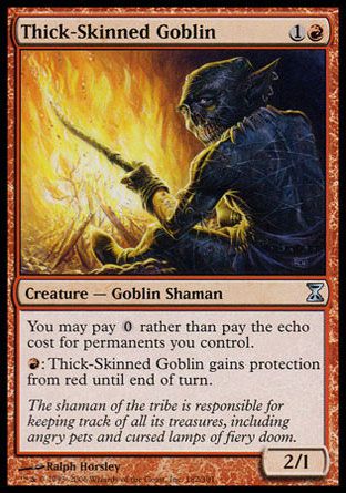 Thick-Skinned Goblin (Time Spiral) Trading Card