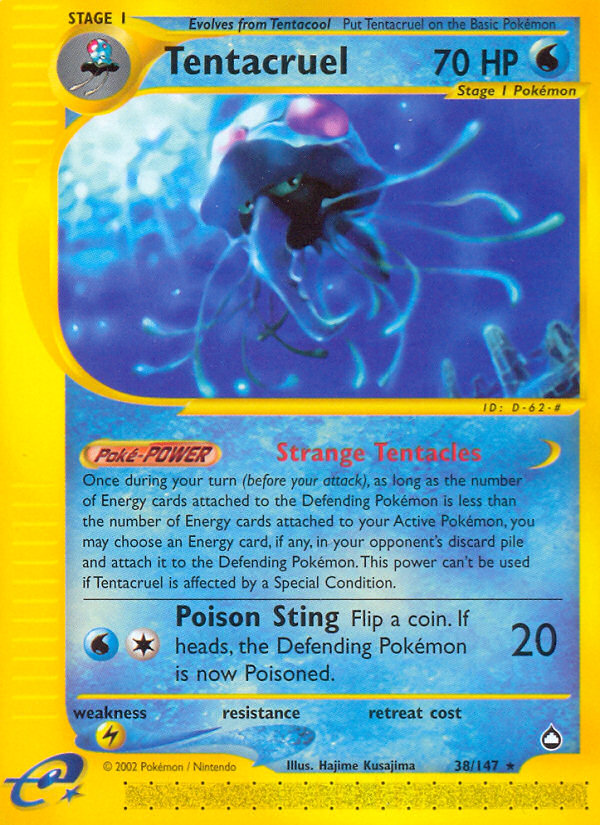 Tentacruel (38/147) - Aquapolis Pokémon Card