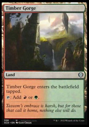 Timber Gorge (Starter Commander Decks) Trading Card
