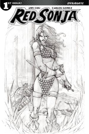 Red Sonja #1 (Cover H 20 Copy Camuncoli B&w)