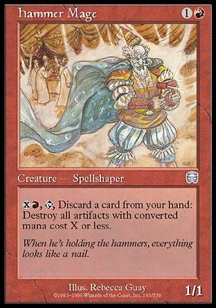 Hammer Mage (Mercadian Masques) Trading Card