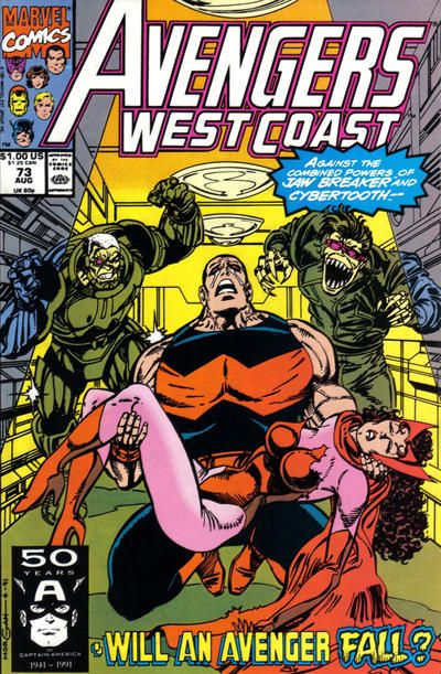 Avengers West Coast #73 Comic