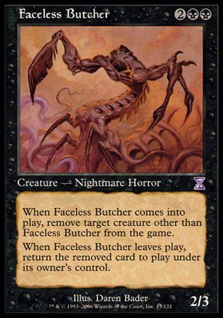 Faceless Butcher (Time Spiral) Trading Card