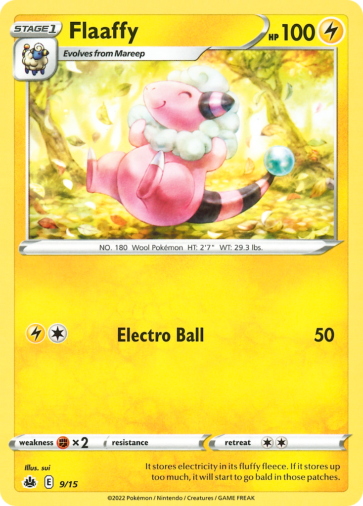 Flaaffy (9/15) - McDonald's Collection 2022 Pokémon Card