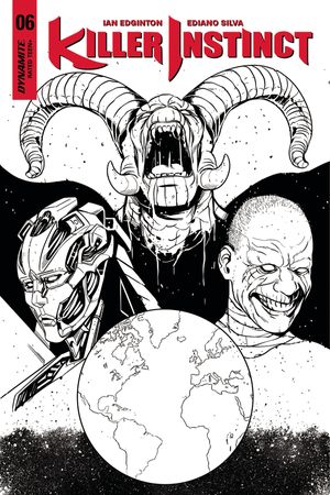 Killer Instinct #6 (Cover D 10 Copy Sarraseca B&w)