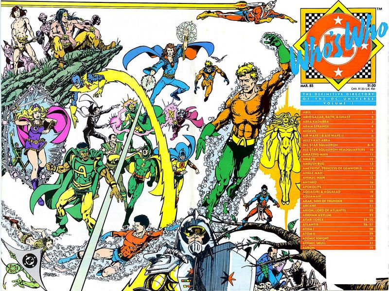 Who's Who: The Definitive Directory of the DC Universe Comic