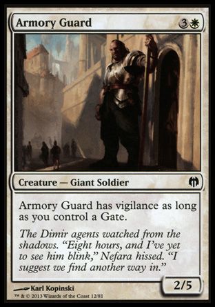 Armory Guard (Heroes vs. Monsters) Trading Card