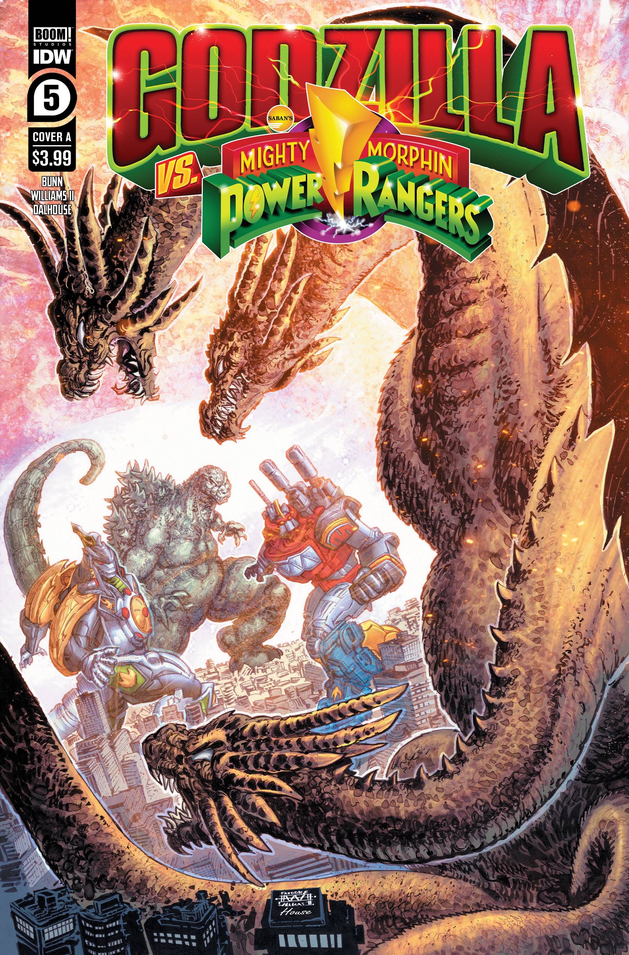 Godzilla Vs. Mighty Morphin Power Rangers #5 Comic