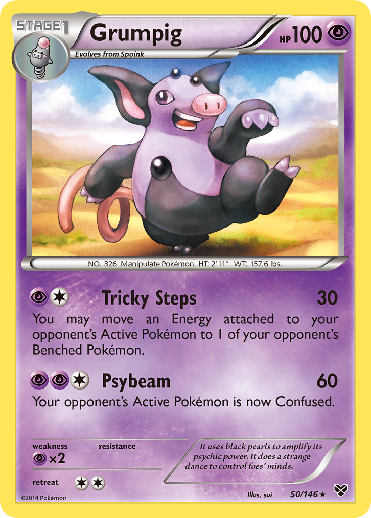 Grumpig (50/146) - XY Pokémon Card