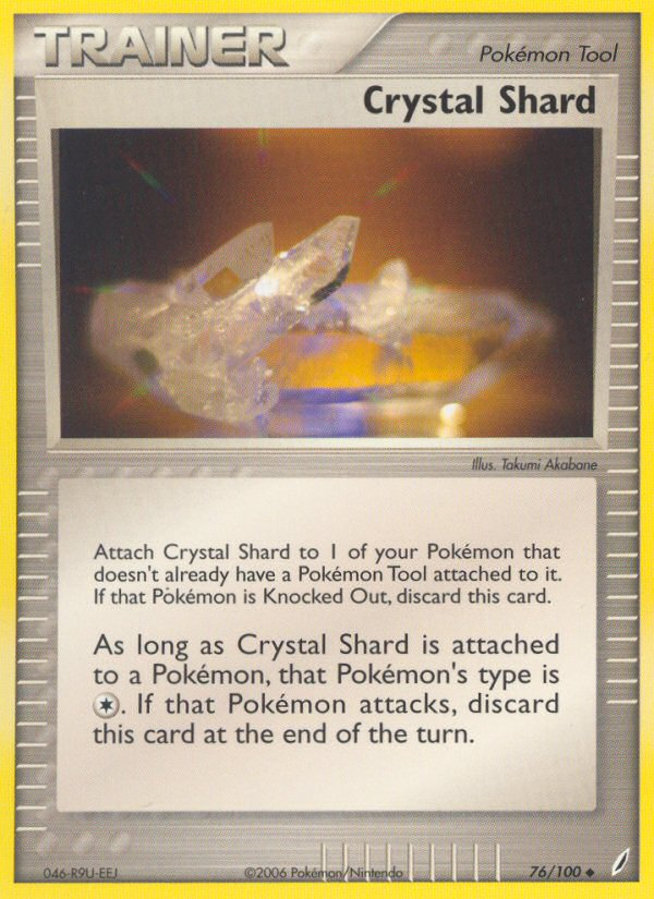 Crystal Shard (Trainer: Pokémon Tool) (76/100) - Crystal Guardians Pokémon Card