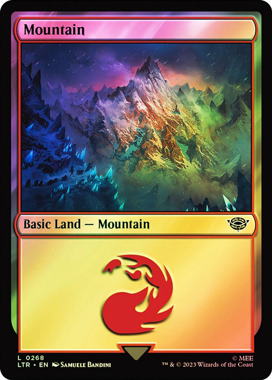 Mountain (The Lord of the Rings - Foil) Trading Card