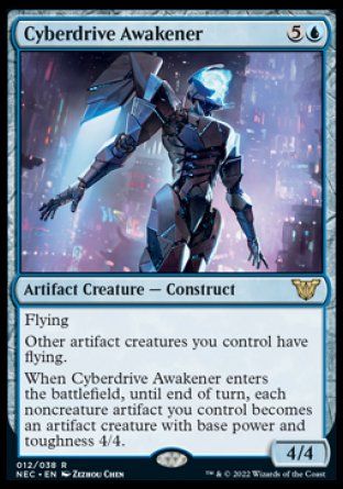 Cyberdrive Awakener (Kamigawa Neon Dynasty Commander Decks) Trading Card