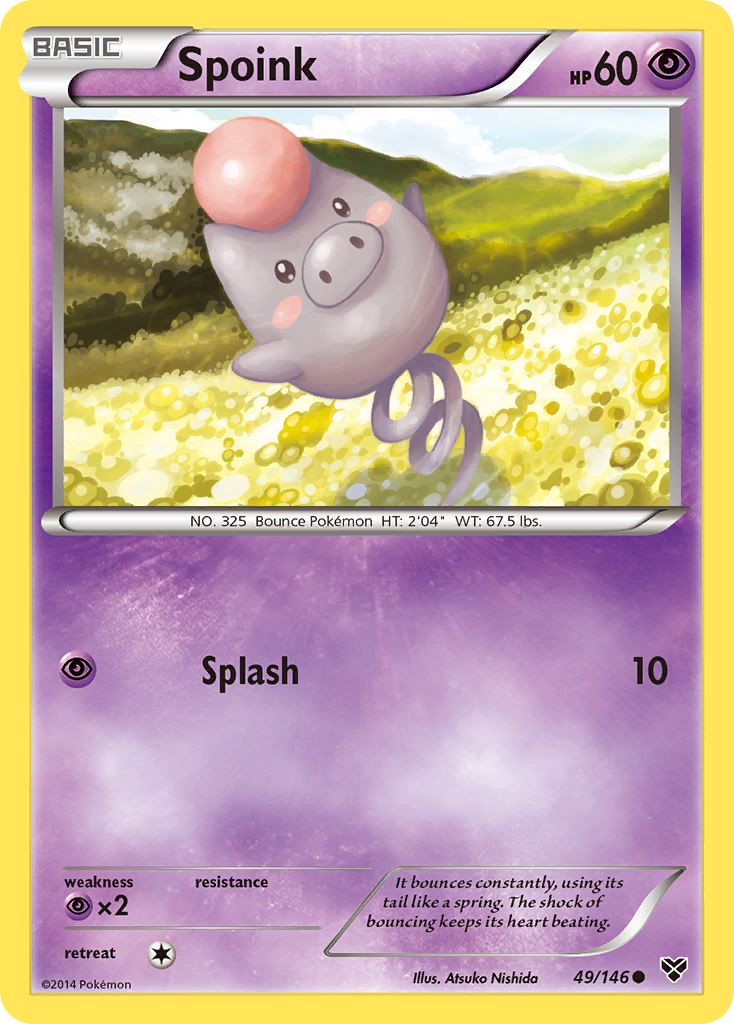 Spoink (49/146) - XY Pokémon Card