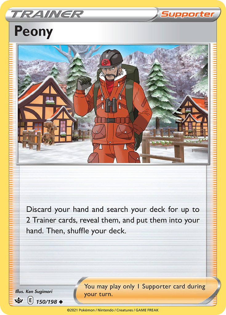 Peony (Trainer: Supporter) (150/198) - Chilling Reign Pokémon Card