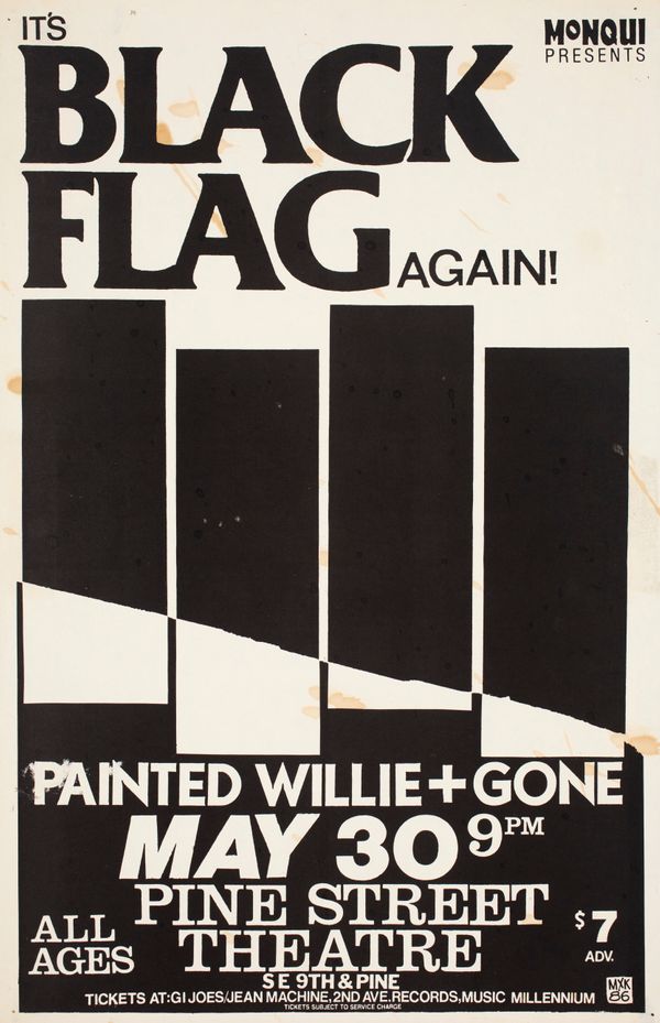 MXP-12.1 Black Flag Pine Street Theatre 1986