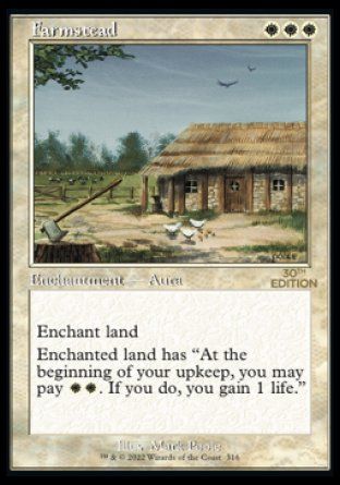 Farmstead (Magic 30th Anniversary Edition - Old Frame) Trading Card