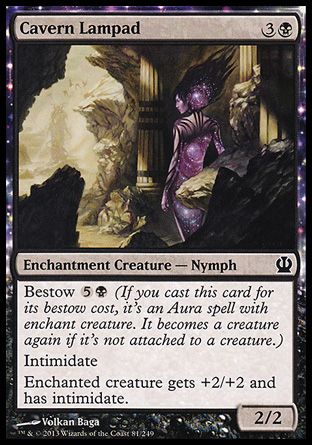 Cavern Lampad (Theros) Trading Card