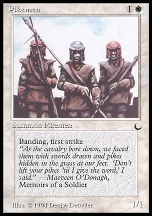 Pikemen (The Dark) Trading Card