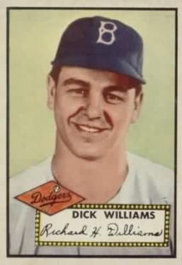 Dick Williams 1952 Topps #396 Sports Card