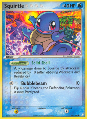 Squirtle (64/100) - Crystal Guardians