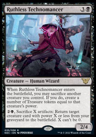 Ruthless Technomancer (Kamigawa Neon Dynasty Commander Decks) Trading Card