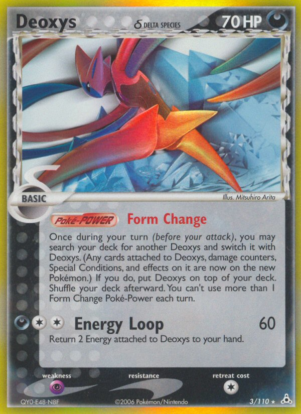 Deoxys Pokémon Card