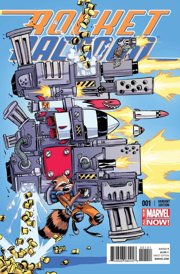 Rocket Raccoon #1 (Young Variant Cover)