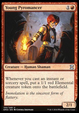 Young Pyromancer (Eternal Masters) Trading Card