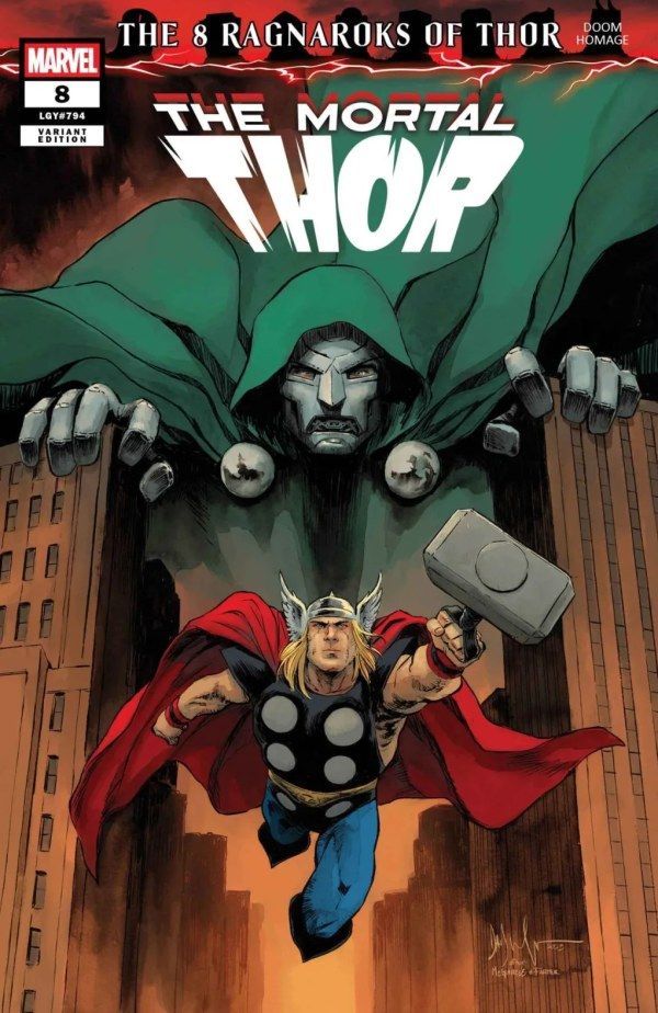 Mortal Thor #8 (Dave Wachter Doom Homage Variant) Comic
