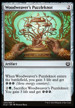 Woodweaver's Puzzleknot (Kaladesh) Trading Card