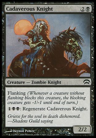 Cadaverous Knight (Planechase decks) Trading Card