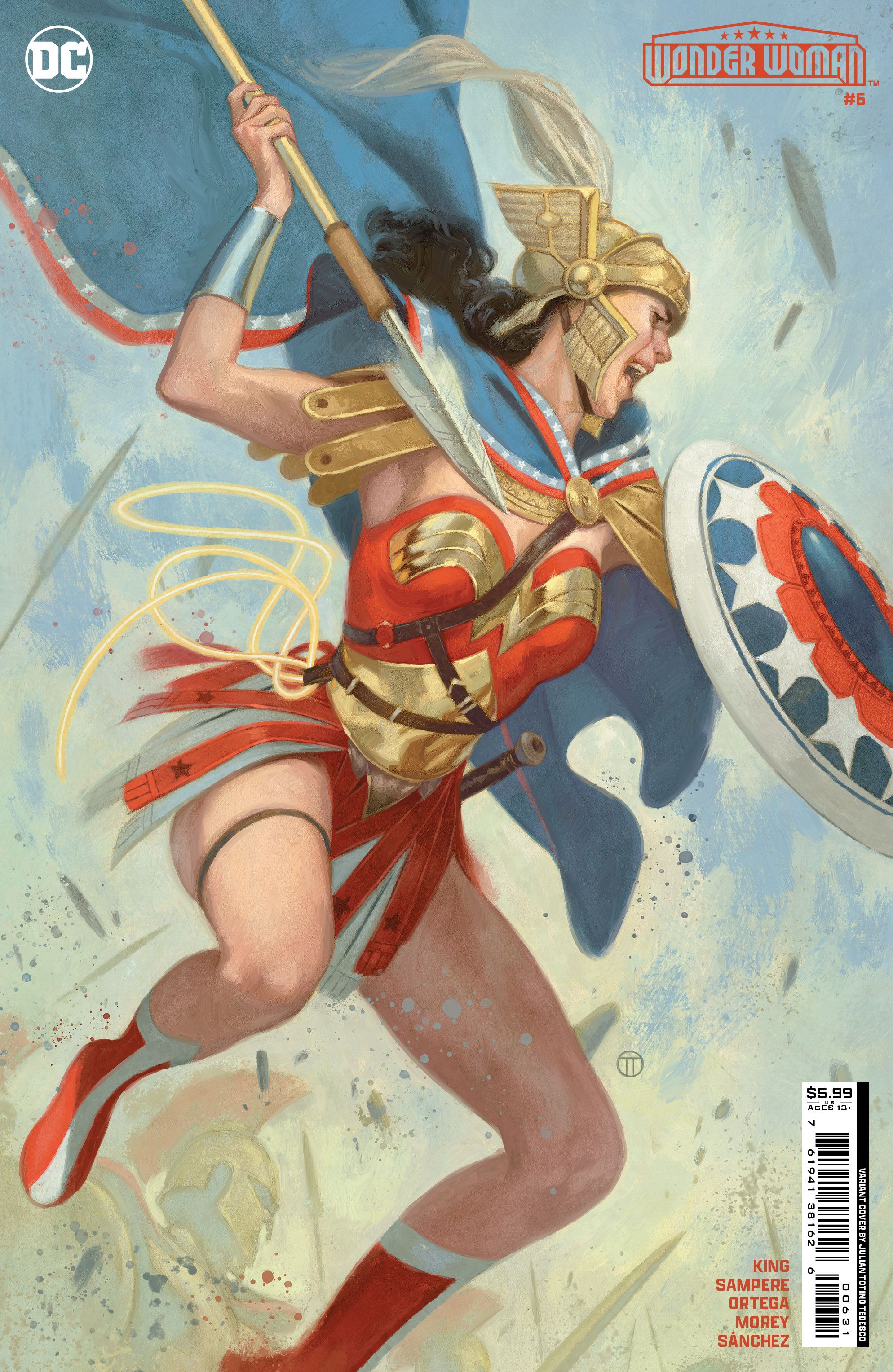Wonder Woman #6 (Cvr C Julian Totino Tedesco Card Stock Variant) Comic
