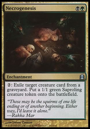 Necrogenesis (MTG Commander) Trading Card