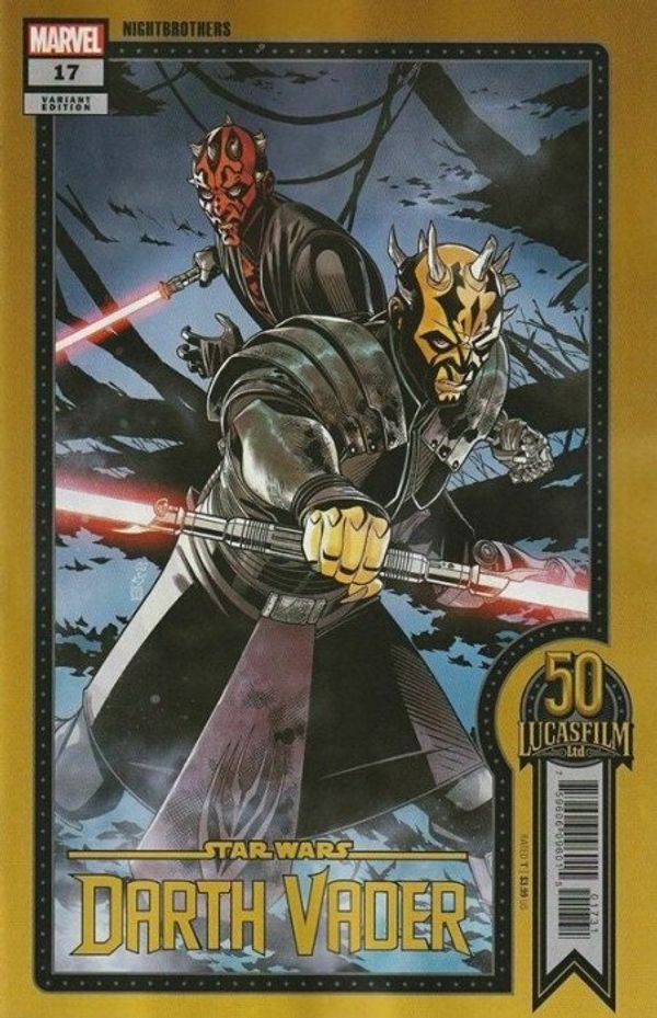 Star Wars Darth Vader #17 (Sprouse Lucasfilm 50th Variant Wobh)