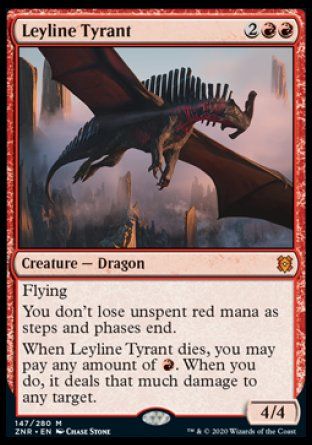 Leyline Tyrant (Zendikar Rising) Trading Card