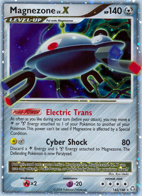 Magnezone LV.X (142/146) - Legends Awakened Pokémon Card