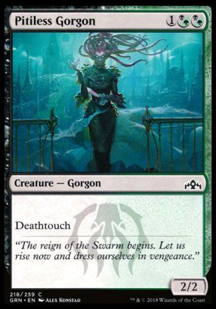 Pitiless Gorgon (Guilds of Ravnica) Trading Card