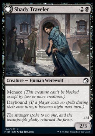 Shady Traveler (Innistrad: Midnight Hunt) Trading Card