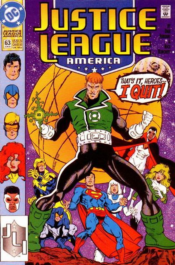 Justice League America #63