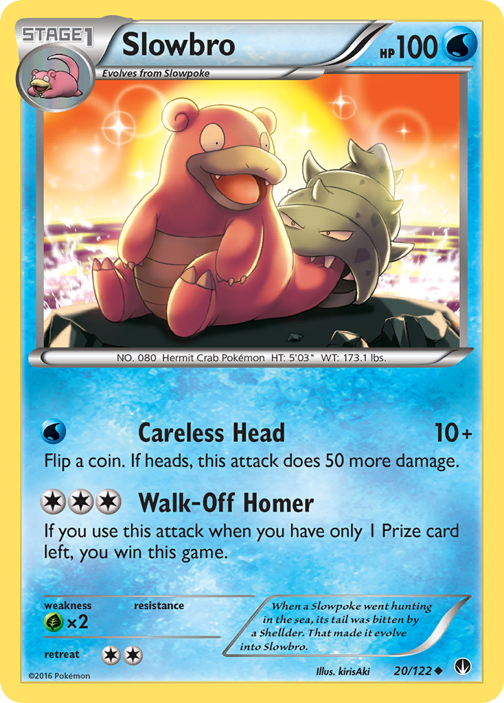 Slowbro (20/122) - BREAKpoint Pokémon Card