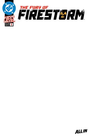 Fury Of Firestorm #1 (Cvr F Blank Card Stock Variant)