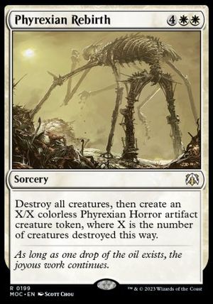 Phyrexian Rebirth (March of the Machine Commander Decks)