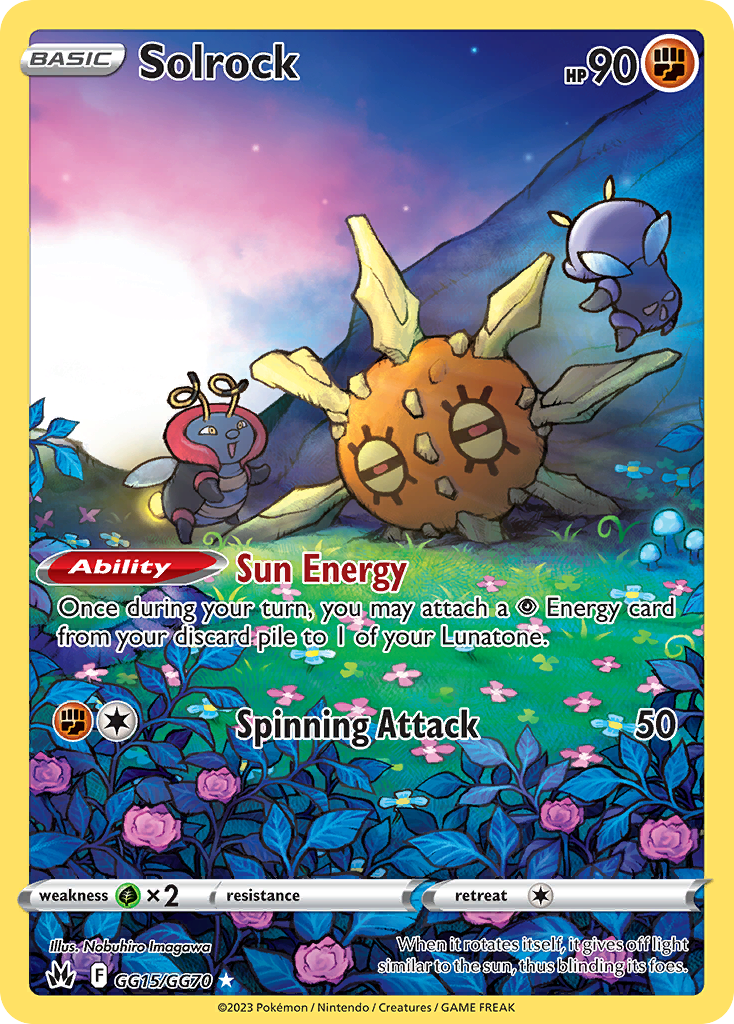 Solrock (GG15) - Crown Zenith Galarian Gallery Pokémon Card