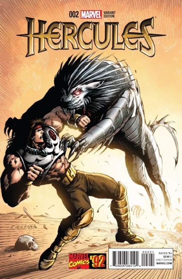 Hercules #2 (Texiera Marvel 92 Variant)