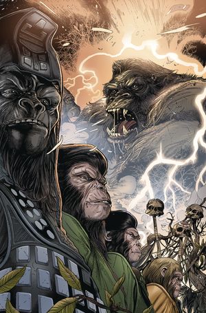 Kong on the Planet of the Apes #4 (Connecting Magno Variant)