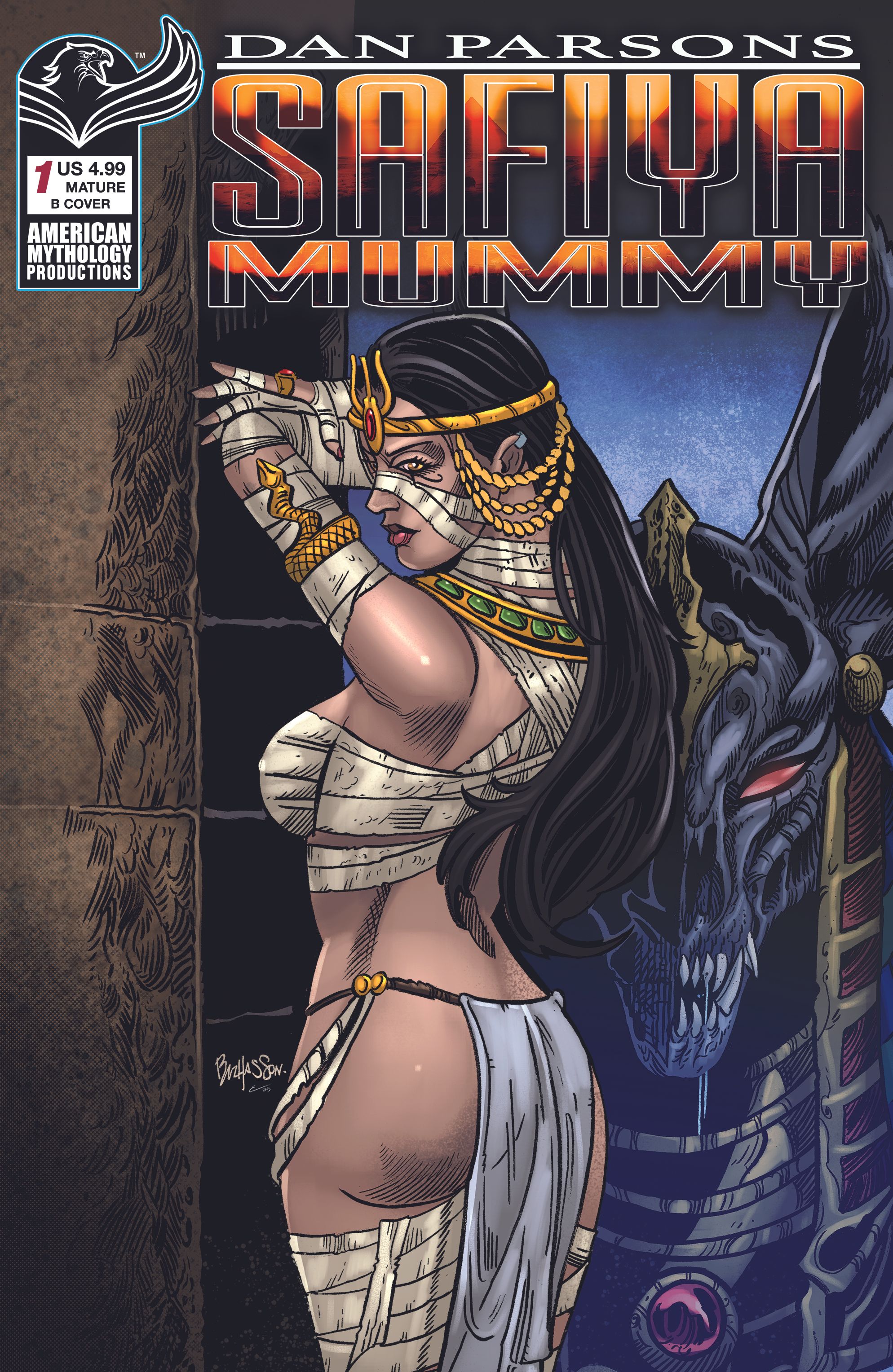 Dan Parsons Safiya Mummy #1 (Cvr B Buz Hasson Variant) Comic