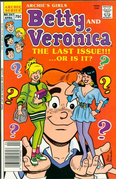 Archie's Girls Betty and Veronica #347 Comic