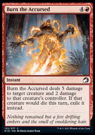 Burn the Accursed (Innistrad: Midnight Hunt) Trading Card