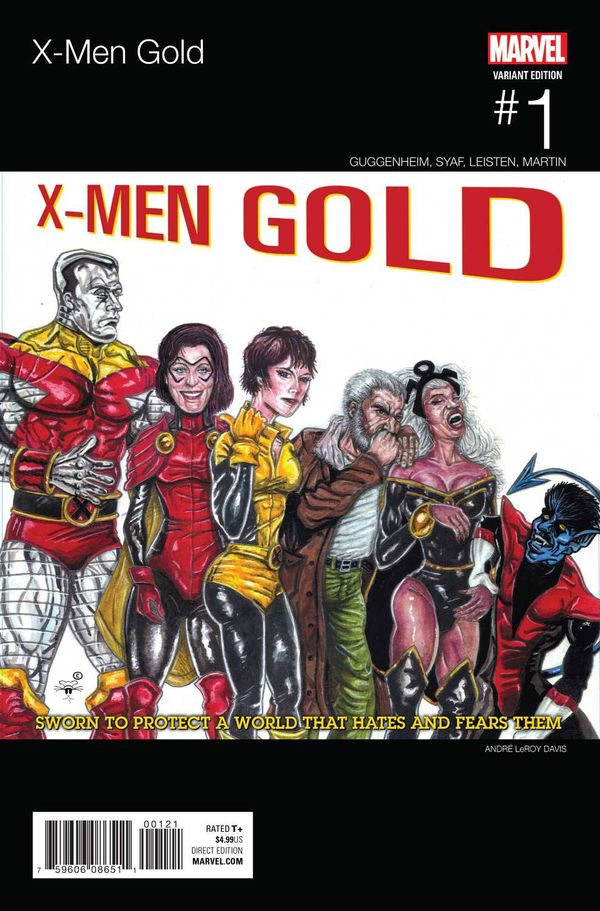 X-Men Gold #1 (Davis Hip Hop Variant)