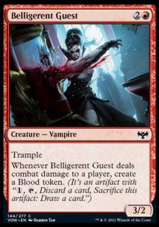 Belligerent Guest (Innistrad: Crimson Vow) Trading Card